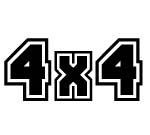 4 x 4 DECAL