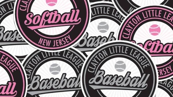 Clayton Little League Circle Stickers