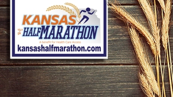 Kansas Half Marathon Rectangle Stickers