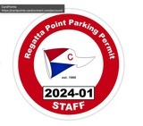 Casey's review of Circle Parking Permit with Your Logo