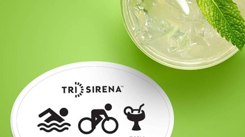 Tri Sirena Custom Oval Stickers