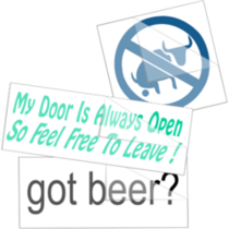 Bad Boy Saying Stickers