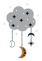 Bohemian Magical Cloud Sticker