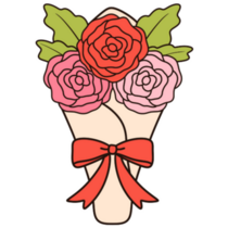 Bouquet Coquette Sticker