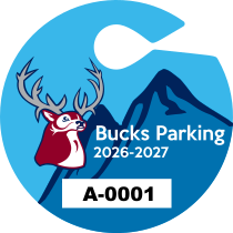 Circle Mountains School Hang Tag Parking Permit