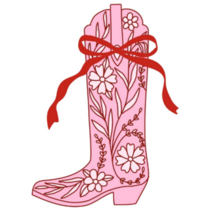 Coquette Boot Sticker