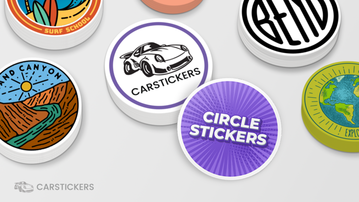 Custom Circle Sticker Stacks