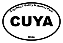 Cuyahoga Valley National Park Oval Sticker
