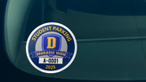 Degrassi High Parking Permit Applied on Back Window