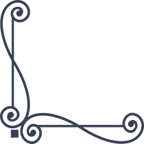 Elegant Decorative Corner Border Sticker