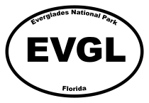 Everglades National Park Oval Sticker