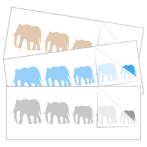 Family Stickers - Elephants
