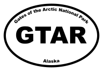 Gates of the Arctic National Park Oval Sticker