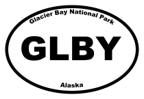 Glacier Bay National Park Oval Sticker