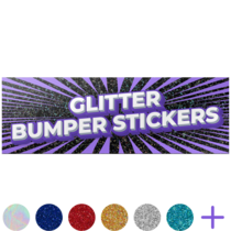 Glitter Bumper Stickers Thumb