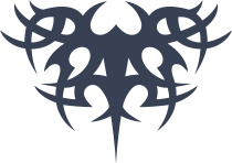 Gothic Tribal Sticker