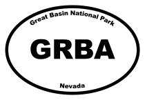 Great Basin National Park Oval Sticker