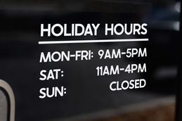 Holiday Vinyl Lettering Decals Thumb