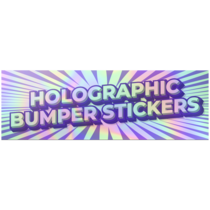 Holographic Bumper Sticker Thumb
