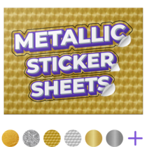 Metallic Stickers Sheets Thumbnail - New