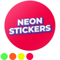 Neon Printed Stickers Thumbnail - New