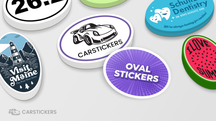 Oval Sticker Stacks