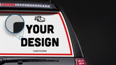 Perforated Car Window Decal