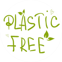 Plastic Free Hand Drawn Sticker