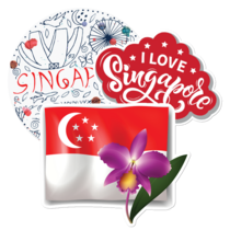 Singapore Stickers