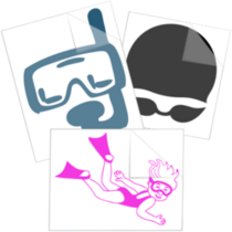 Swimming Stickers